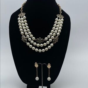 Charter Club Pearl Jewelry Set